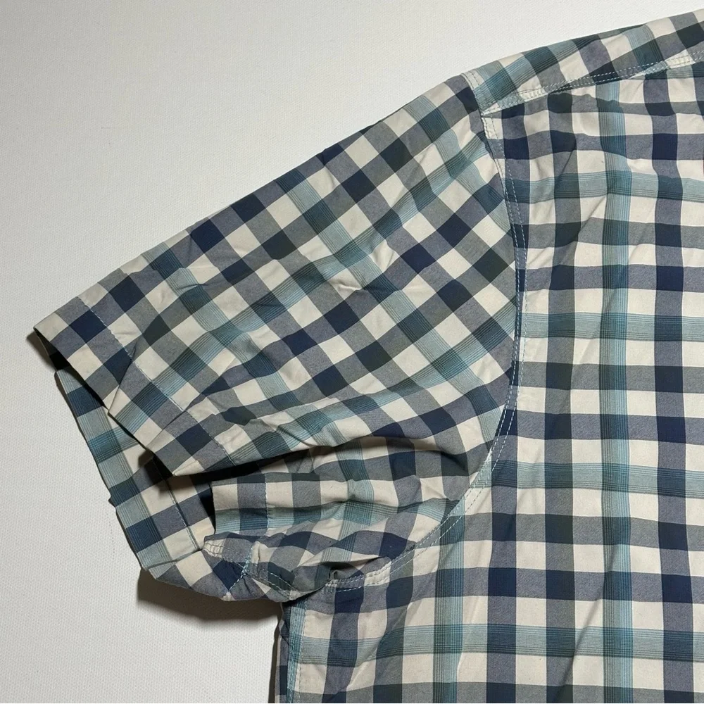 The North Face Short Sleeve Active Button Down Plaid Shirt - Mens XXL